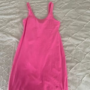 PINK hot pink dress